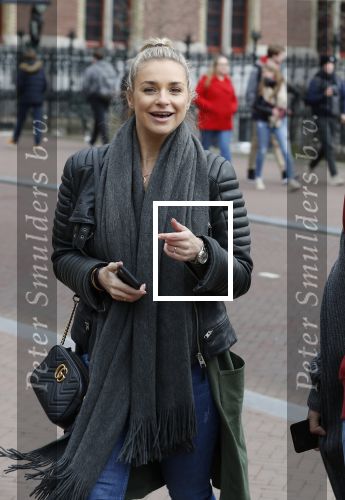 Amsterdam 21 maart 2018
Gaby Blaaser en Koen Kardashian op straat