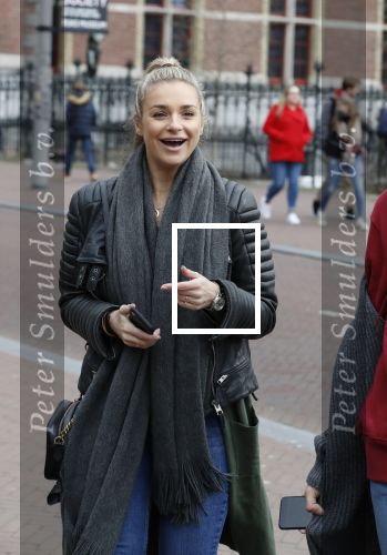 Amsterdam 21 maart 2018
Gaby Blaaser en Koen Kardashian op straat