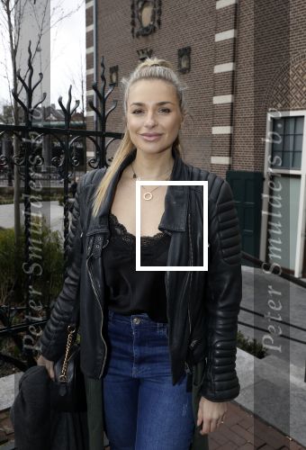 Amsterdam 21 maart 2018 
1 jarig bestaan van het blad van Chantal janzen C. Chantal ( zwanger)  kwam met haar man Marco Geeratz . Gaby Blaaser
