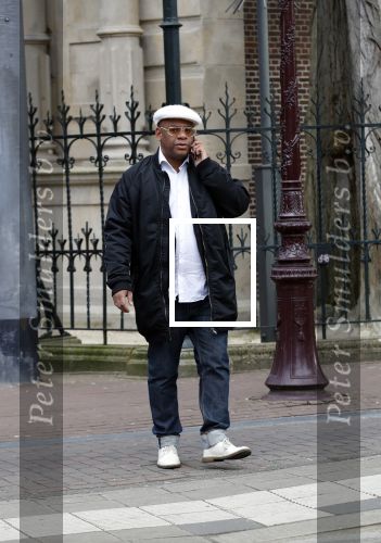 Amsterdam 21 maart 2018 
Howard Komproe op straat in Amsterdam
