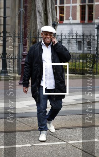 Amsterdam 21 maart 2018 
Howard Komproe op straat in Amsterdam