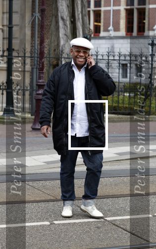 Amsterdam 21 maart 2018 
Howard Komproe op straat in Amsterdam