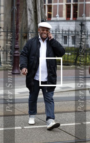 Amsterdam 21 maart 2018 
Howard Komproe op straat in Amsterdam