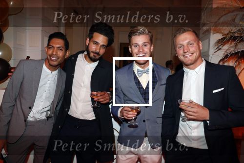 Amsterdam 4 april 2018
Feestje magnum ijs in het Amstel Hotel. Kaj v d Voord en Kay nambiar