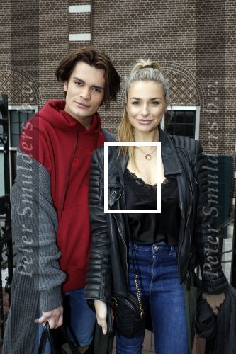 Amsterdam 21 maart 2018 
1 jarig bestaan van het blad van Chantal janzen C. Chantal ( zwanger)  kwam met haar man Marco Geeratz . Koen Kardashian en Gaby Blaaser