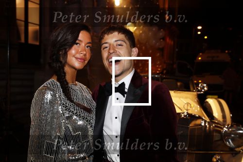 Amsterdam 4 april 2018
Feestje magnum ijs in het Amstel Hotel. Lill Kleine met zijn vriendin Jaimie Vaes