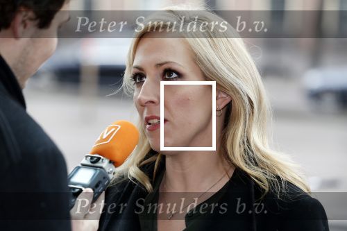 Den Haag 12 maart 2018
Fractievoorzitters Klaas Dijkhoff (VVD), Jesse Klaver (Groen Links), Lilian Marijnissen (SP) en Thierry Baudet (FvD) zijn met elkaar in gesprek in het Libelle Nieuwscafe ( Dudok)
