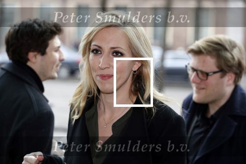 Den Haag 12 maart 2018
Fractievoorzitters Klaas Dijkhoff (VVD), Jesse Klaver (Groen Links), Lilian Marijnissen (SP) en Thierry Baudet (FvD) zijn met elkaar in gesprek in het Libelle Nieuwscafe ( Dudok)