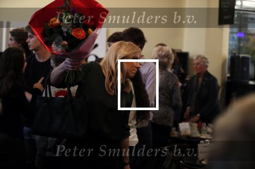 Den Haag 12 maart 2018
Fractievoorzitters Klaas Dijkhoff (VVD), Jesse Klaver (Groen Links), Lilian Marijnissen (SP) en Thierry Baudet (FvD) zijn met elkaar in gesprek in het Libelle Nieuwscafe ( Dudok)
