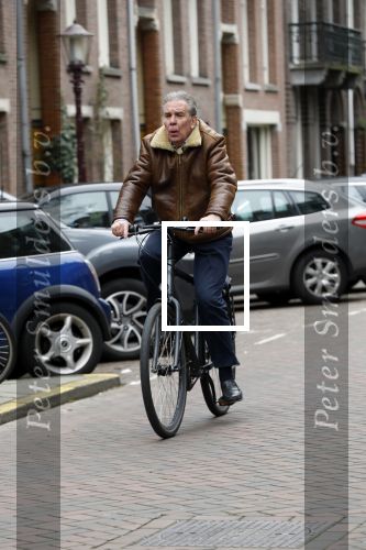 Amsterdam 15 maart 2018 
Maarten Spanjer op de fiets