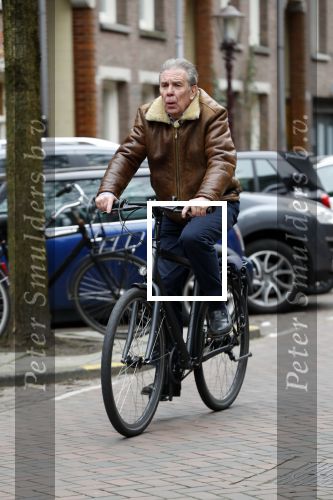 Amsterdam 15 maart 2018 
Maarten Spanjer op de fiets