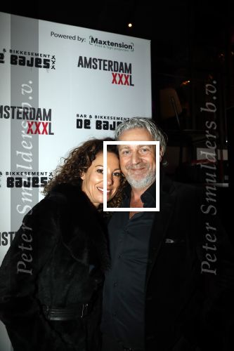 Amsterdam 20 maart 2018
Presentatie magazine Amsterdam XXXL van Mark Teurlings bij de Bajes. Mark en Melanie v d Vorm