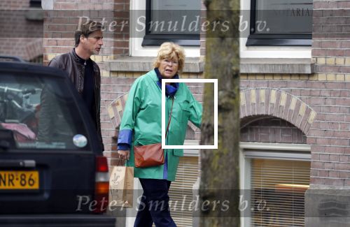 Amsterdam 15 maart 2018 
Mark v d Loo met zijn moeder in Amsterdam zuid