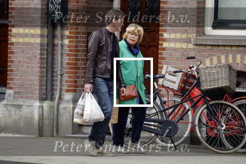 Amsterdam 15 maart 2018 
Mark v d Loo met zijn moeder in Amsterdam zuid