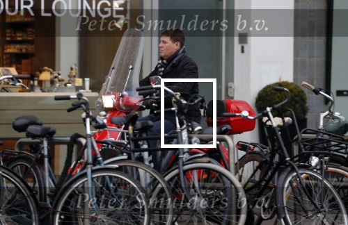 Amsterdam 13 maart 2018
Martijn Krabbe op zijn vespa scooter