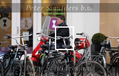 Amsterdam 13 maart 2018
Martijn Krabbe op zijn vespa scooter