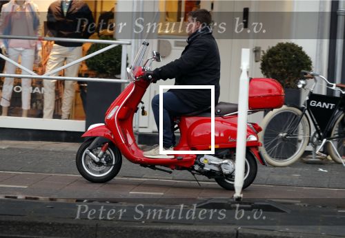 Amsterdam 13 maart 2018
Martijn Krabbe op zijn vespa scooter