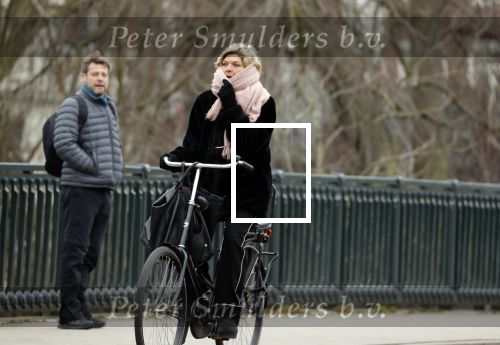 Amsterdam 23 maart 2018
Medina Schuurman op de fiets in Amsterdam