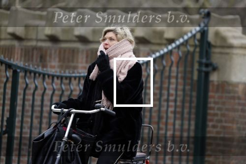 Amsterdam 23 maart 2018
Medina Schuurman op de fiets in Amsterdam