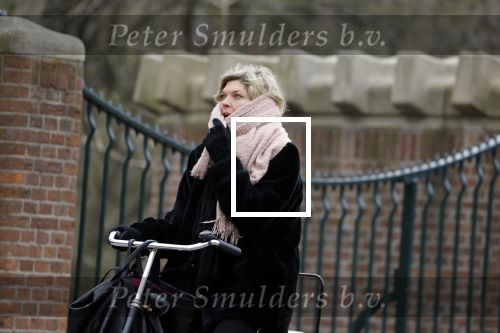 Amsterdam 23 maart 2018
Medina Schuurman op de fiets in Amsterdam