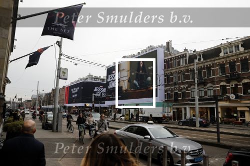 Amsterdam 15 maart 2018  
Netflix reclame op de v baerlestraat