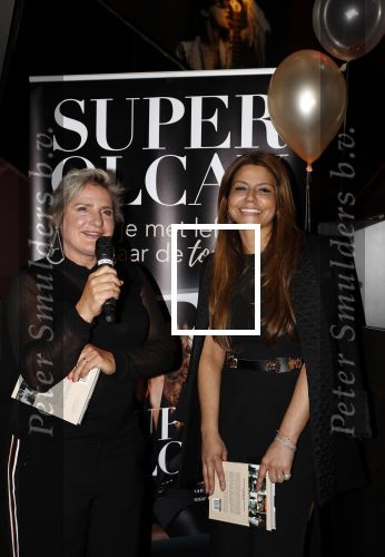 Amsterdam 15 maart 2018 
Boekpresentatie Olcay Gulsen in Conservatorium hotel. Olcay met de schrijfster van het boek Karin Kuijpers