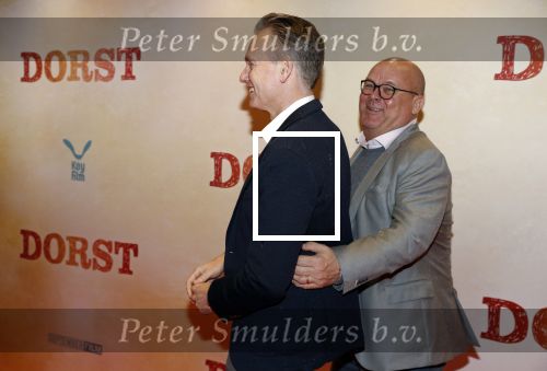Amsterdam 12 maart 2018
Premiere Dorst in het delamar theater.
 Paul de Leeuw met partner Stefan Nugter