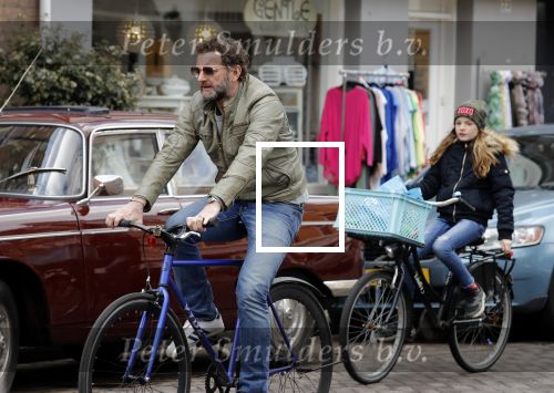 Amsterdam 14 maart 2018 
Raymond v d Klundert (Kluun) op de fiets