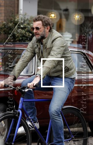 Amsterdam 14 maart 2018 
Raymond v d Klundert (Kluun) op de fiets