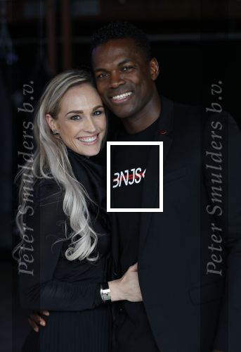 Amsterdam 15 maart 2018  
Presentatie kledinglijn Remy Bonjasky. Remy met zijn vriendin