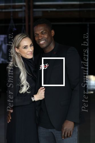 Amsterdam 15 maart 2018  
Presentatie kledinglijn Remy Bonjasky. Remy met zijn vriendin