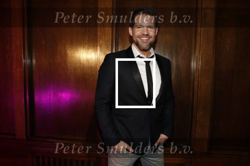 Amsterdam 19 maart 2018 
Yoran de Bont, Rene van Kooten, Brigitte Heitzer, Hans Cornelissen, Marijn Brouwers en Esmee Dekker bij de castpresentatie van de musical Evita in The Grand in Amsterdam. Hans Cornelisse is de producent.
