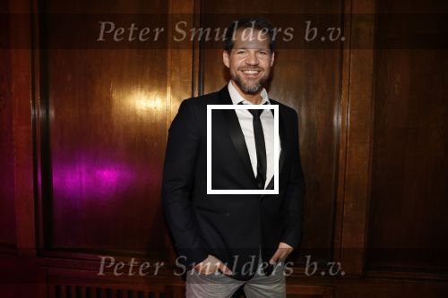 Amsterdam 19 maart 2018 
Yoran de Bont, Rene van Kooten, Brigitte Heitzer, Hans Cornelissen, Marijn Brouwers en Esmee Dekker bij de castpresentatie van de musical Evita in The Grand in Amsterdam. Hans Cornelisse is de producent.