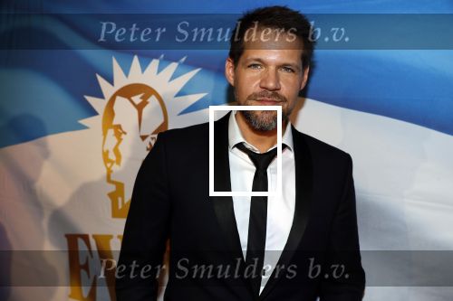 Amsterdam 19 maart 2018 
Yoran de Bont, Rene van Kooten, Brigitte Heitzer, Hans Cornelissen, Marijn Brouwers en Esmee Dekker bij de castpresentatie van de musical Evita in The Grand in Amsterdam. Hans Cornelisse is de producent.