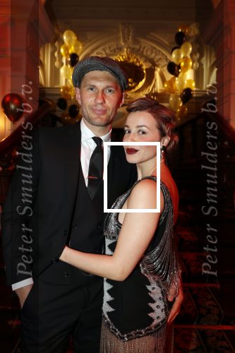 Amsterdam 4 april 2018
Feestje magnum ijs in het Amstel Hotel. Victoria Koblenko met partner Levchenko