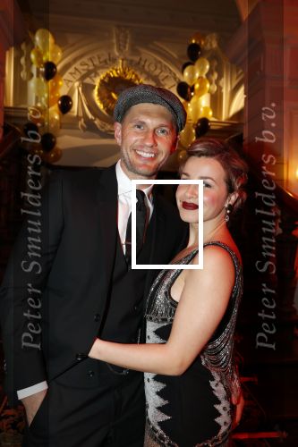 Amsterdam 4 april 2018
Feestje magnum ijs in het Amstel Hotel. Victoria Koblenko met partner Levchenko