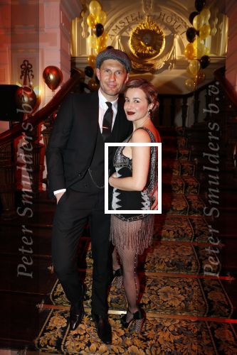 Amsterdam 4 april 2018
Feestje magnum ijs in het Amstel Hotel. Victoria Koblenko met partner Levchenko