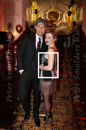 Amsterdam 4 april 2018
Feestje magnum ijs in het Amstel Hotel. Victoria Koblenko met partner Levchenko