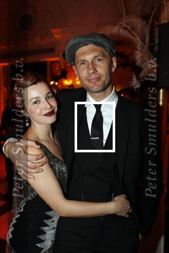 Amsterdam 4 april 2018
Feestje magnum ijs in het Amstel Hotel. Victoria Koblenko met partner Levchenko