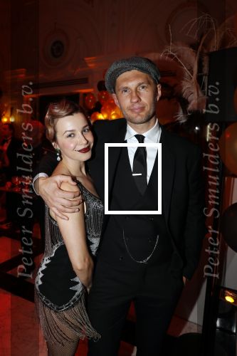 Amsterdam 4 april 2018
Feestje magnum ijs in het Amstel Hotel. Victoria Koblenko met partner Levchenko