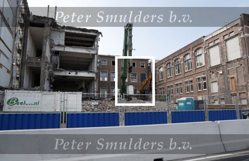Amsterdam 30 maart 2019
Het pand waar het nieuwe appartement van Albert Verlinde wordt gebouwd zijn ze aan het slopen.