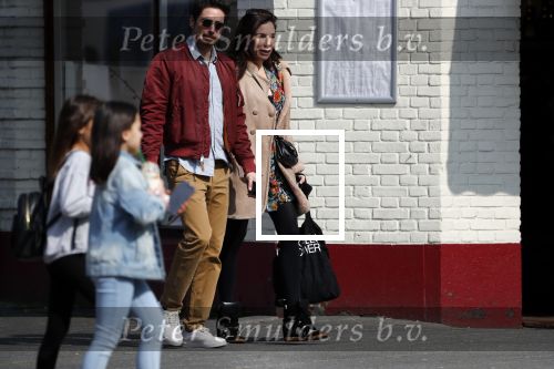 Amsterdam 30 maart 2019
Daniel de Ridder en zijn vriendin Halina Reijn op terras en op de beethovenstraat.