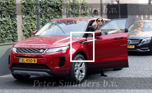 Amsterdam 30 maart 2019
Estelle Cruijff met haar nieuwe Range Rover Evoque