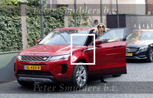 Amsterdam 30 maart 2019
Estelle Cruijff met haar nieuwe Range Rover Evoque