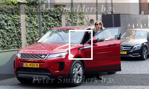 Amsterdam 30 maart 2019
Estelle Cruijff met haar nieuwe Range Rover Evoque