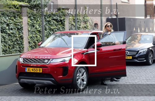 Amsterdam 30 maart 2019
Estelle Cruijff met haar nieuwe Range Rover Evoque