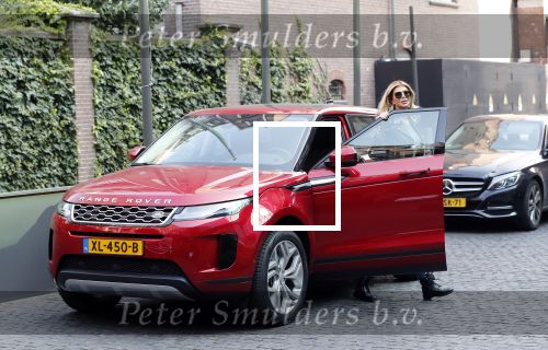 Amsterdam 30 maart 2019
Estelle Cruijff met haar nieuwe Range Rover Evoque