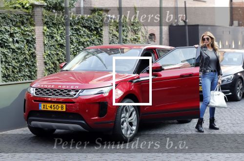 Amsterdam 30 maart 2019
Estelle Cruijff met haar nieuwe Range Rover Evoque