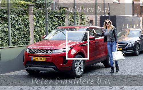Amsterdam 30 maart 2019
Estelle Cruijff met haar nieuwe Range Rover Evoque