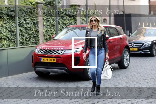 Amsterdam 30 maart 2019
Estelle Cruijff met haar nieuwe Range Rover Evoque